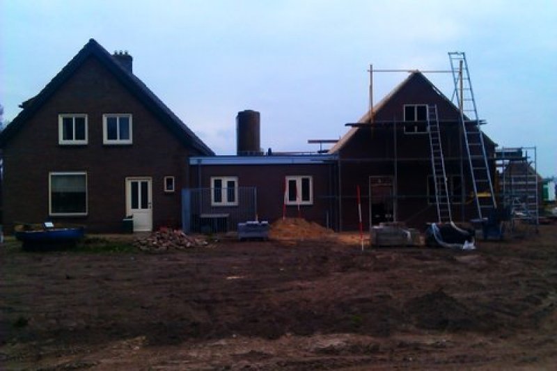Project aanbouw en garage in Lunteren