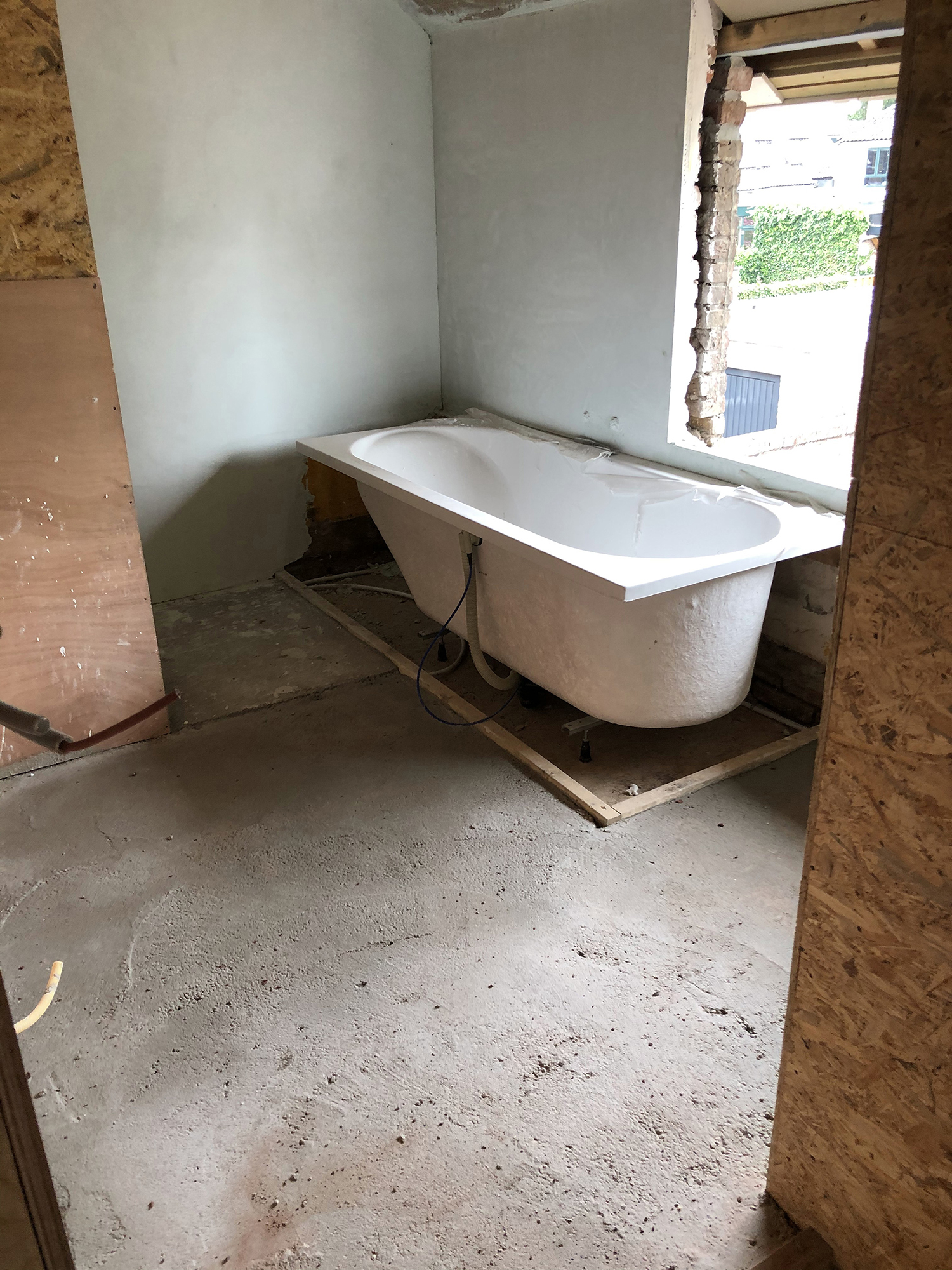 renovatie badkamer woonhuis in Beesd